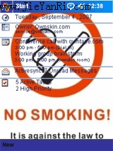 手机“戒烟”主题的屏保图片