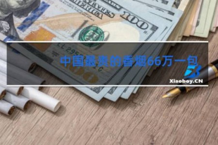 中国最贵的香烟66万一包