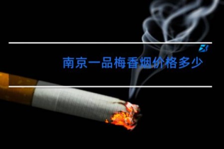 南京一品梅香烟价格多少