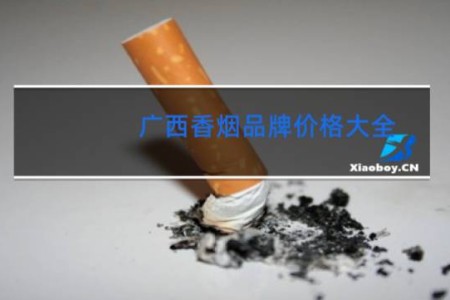 广西香烟品牌价格大全