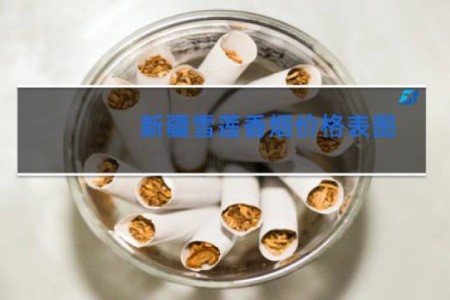 新疆雪莲香烟价格表图