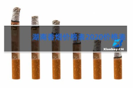 湖南香烟价格表2020价格表
