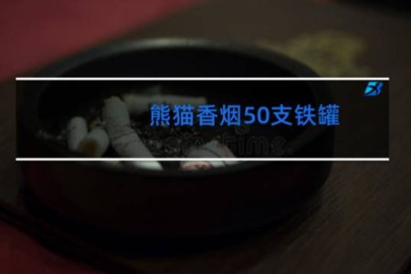 熊猫香烟50支铁罐