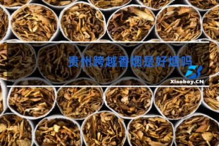 贵州跨越香烟是好烟吗