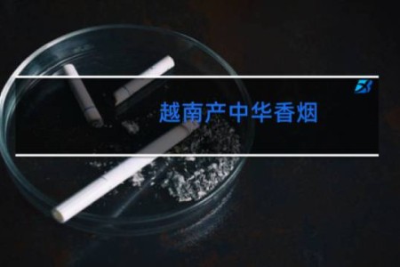 越南产中华香烟