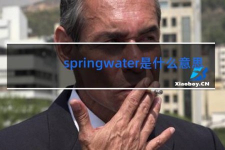 springwater是什么意思