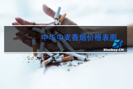 中华中支香烟价格表图 价钱