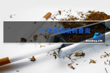 中华香烟喷码查询