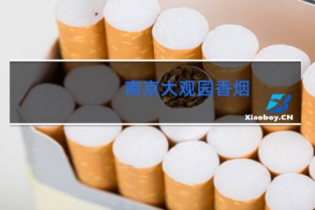 南京大观园香烟