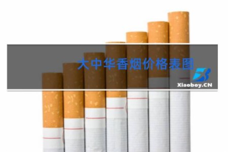 大中华香烟价格表图