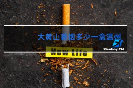大黄山香烟多少一盒温州
