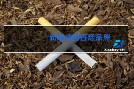 新加坡的香烟品牌