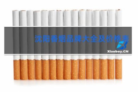 沈阳香烟品牌大全及价格表