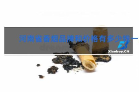 河南省香烟品牌和价格有多少钱一合