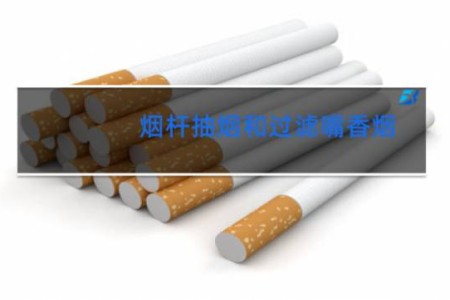 烟杆抽烟和过滤嘴香烟
