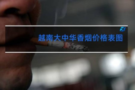 越南大中华香烟价格表图