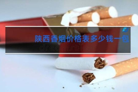 陕西香烟价格表多少钱一包