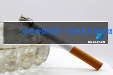 骆驼香烟价格一览表首尔骆驼烟