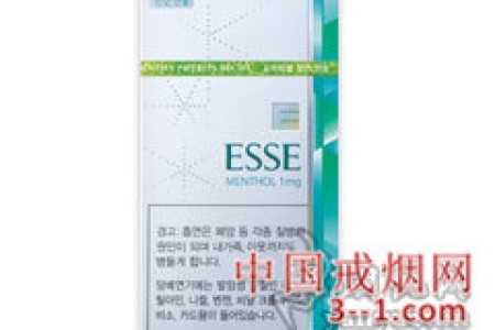 ESSE(薄荷)1mg | 单盒价格上市后公布 目前