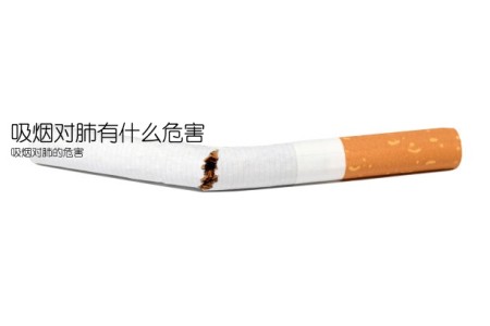 吸烟对肺有什么危害(吸烟对肺的危害)