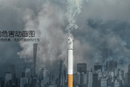 吸烟的危害动画图(吸烟：一种只有危害，无任何益处的行为)