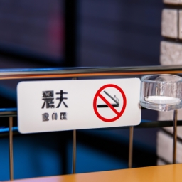 禁止吸烟的标志(禁烟标志下的香烟世界)