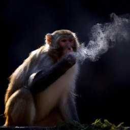 猴子戒烟(猴子戒烟，人类自救)